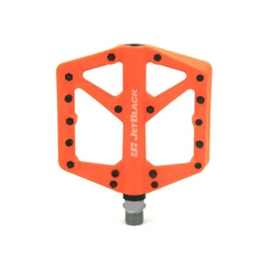 JetBlack Thermolite MTB Pedals - Orange