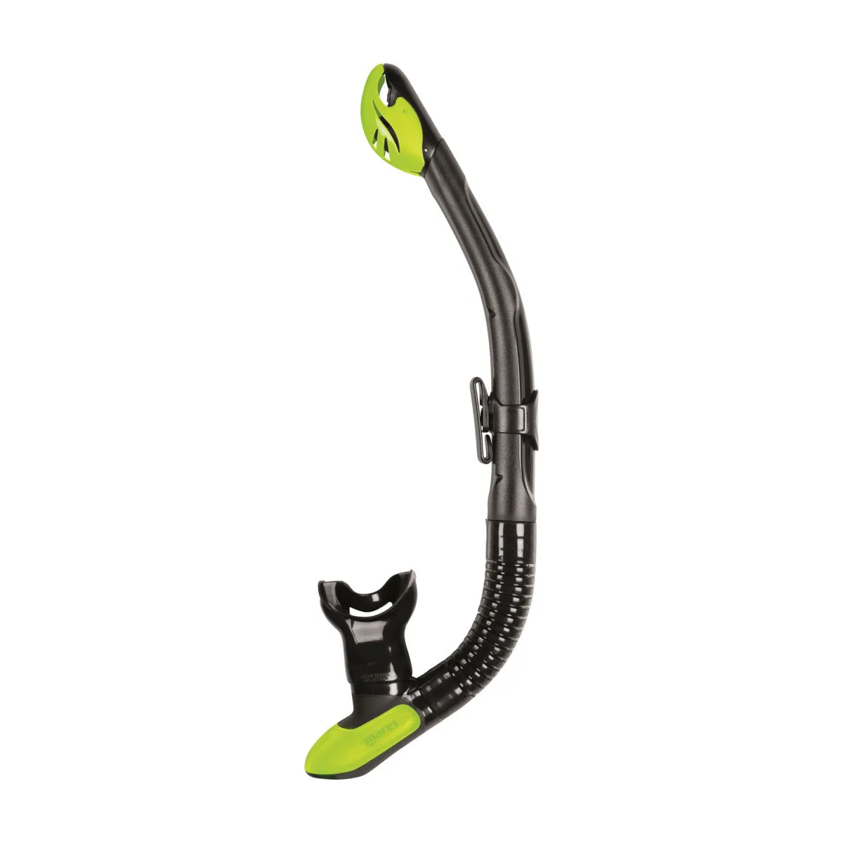 Mares Italian Design Premium Collection Ergo Dry Snorkel - Comfortable Silicone Mouthpiece and Purge Valve for Snorkeling and Scuba