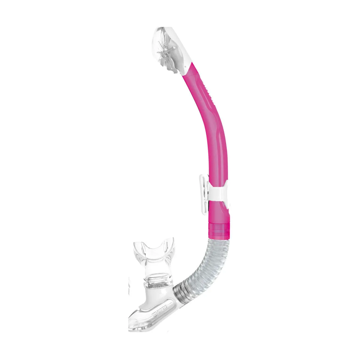 Mares Italian Design Premium Collection Ergo Dry Snorkel - Comfortable Silicone Mouthpiece and Purge Valve for Snorkeling and Scuba