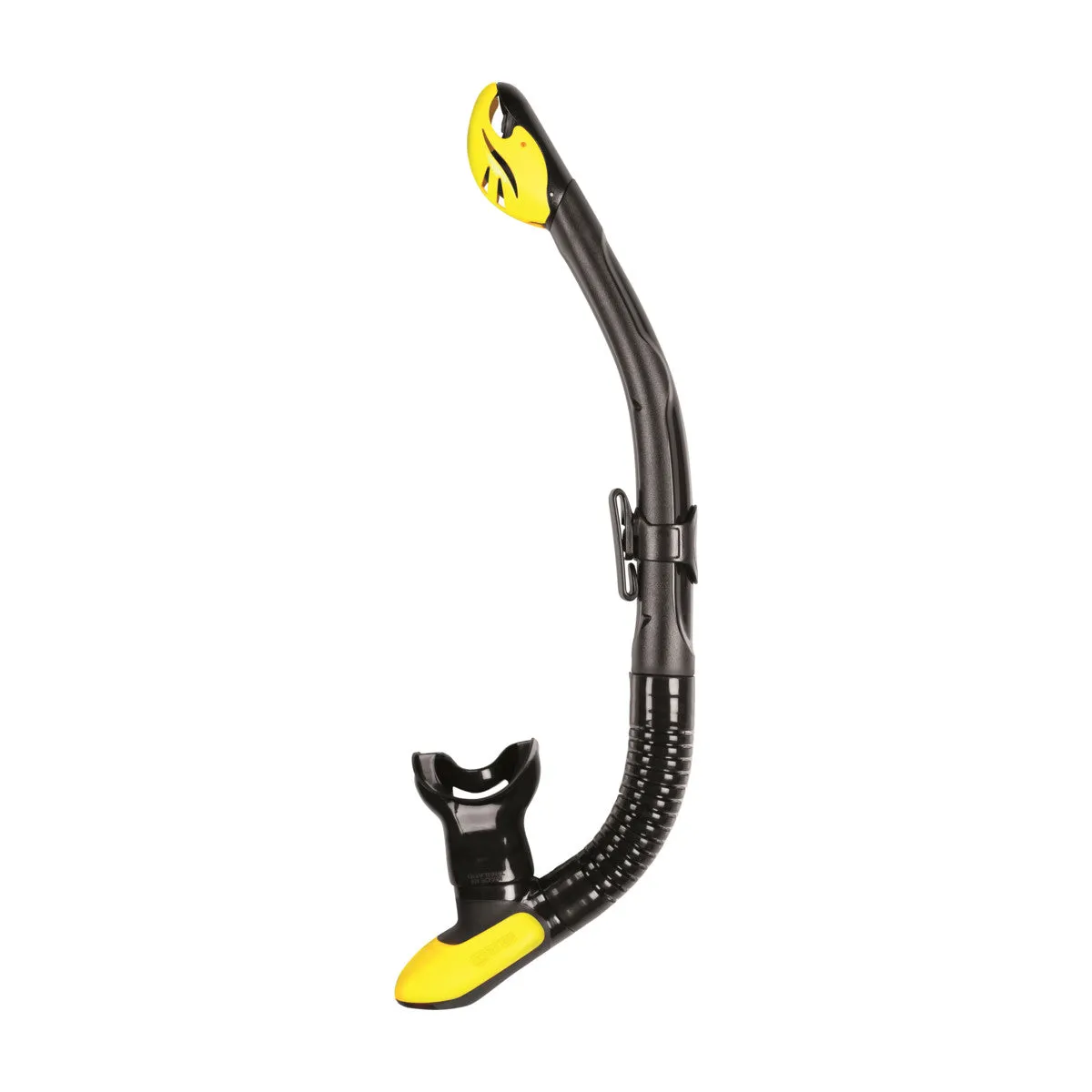 Mares Italian Design Premium Collection Ergo Dry Snorkel - Comfortable Silicone Mouthpiece and Purge Valve for Snorkeling and Scuba