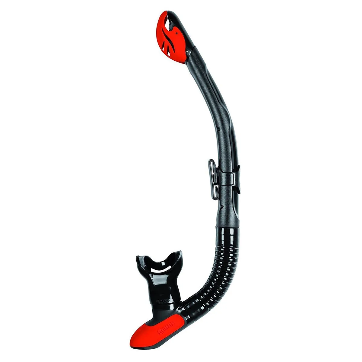Mares Italian Design Premium Collection Ergo Dry Snorkel - Comfortable Silicone Mouthpiece and Purge Valve for Snorkeling and Scuba